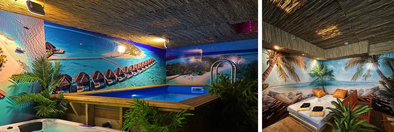 spa privatif paris - ambiance Maldives